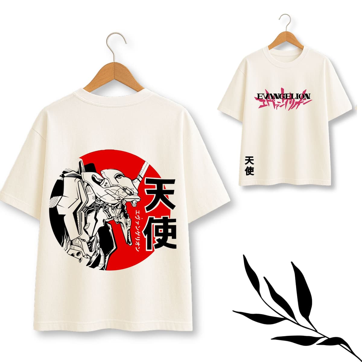 Evangelion Theme -1 Anime Oversize T-Shirt