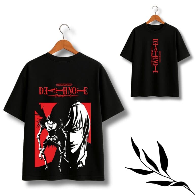 Death Note Anime Theme Oversize T-Shirt