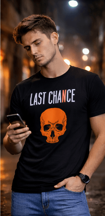 Preview of Last Chance Theme Black Tee