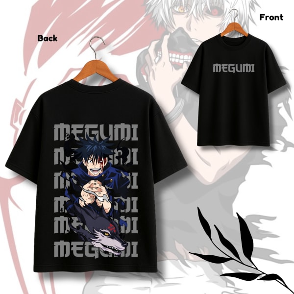 Rengoku Demon Slayer Black Regular Tshirt
